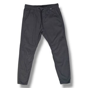 Projek Raw Men's Gray Jogger Pants Slim Fit Elastic Waistband Size Large